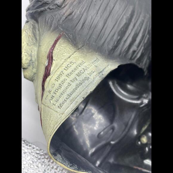 Universal Monsters Bride Of Frankenstein Mask Paper Magic 1997 Vintage Halloween - Picture 7 of 9